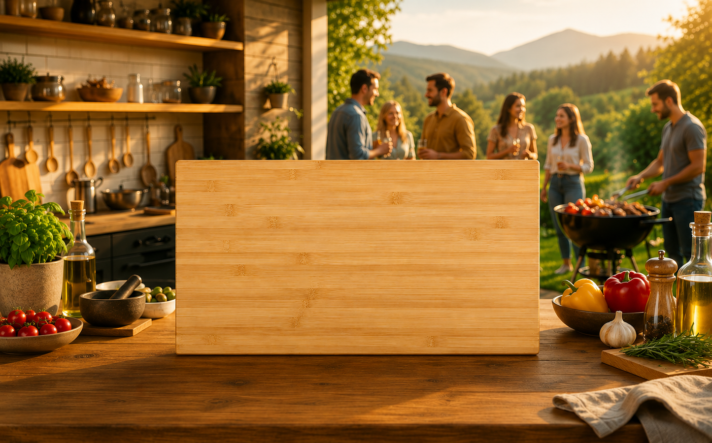 Eigenes Design auf Holzbrett