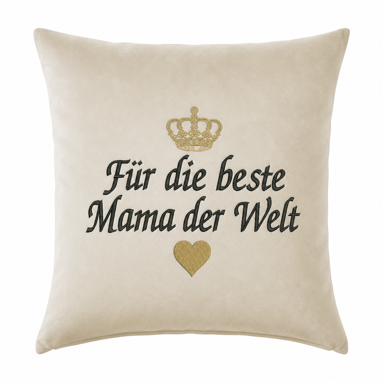 Baumwollkissen Muttertag Stickerei - Für die beste Mama der Welt