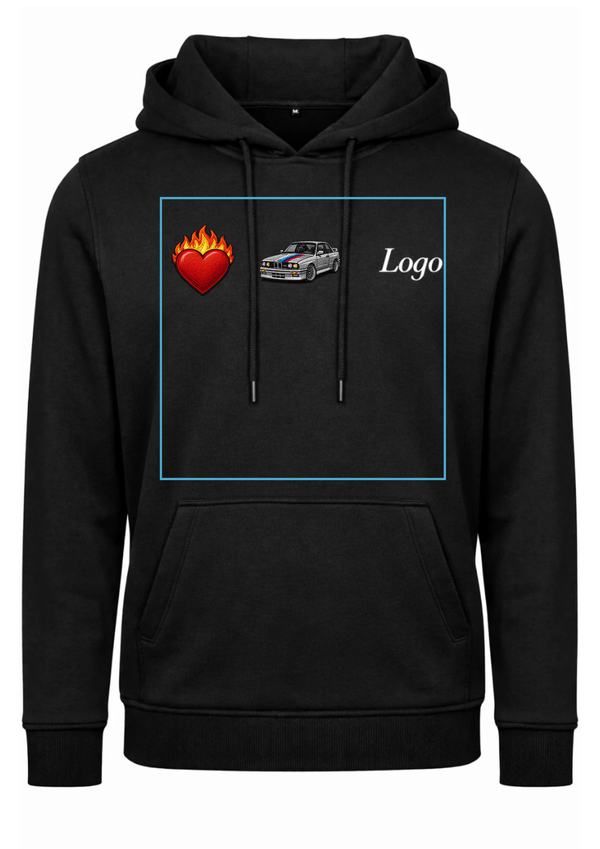 Hoodie besticken lassen – eigenes Logo & Schrift | Hoodie personalisieren