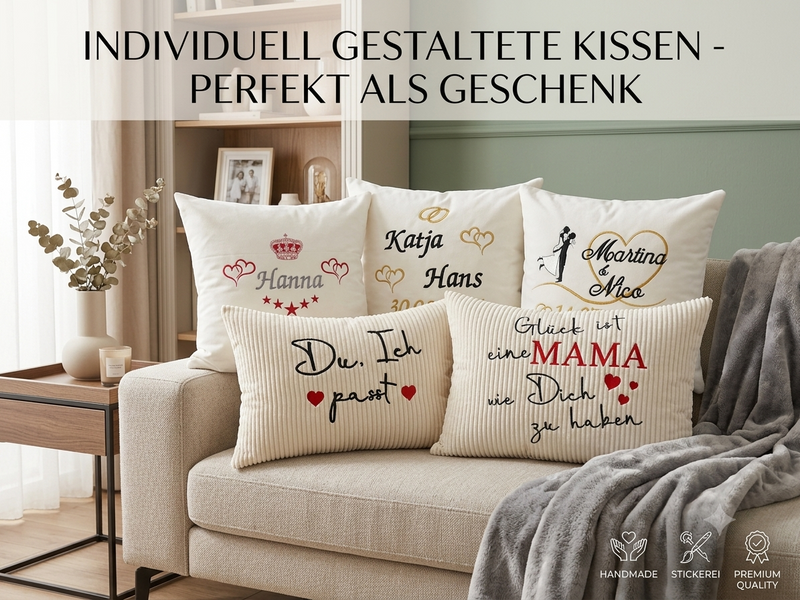 Hochwertige Stickerei