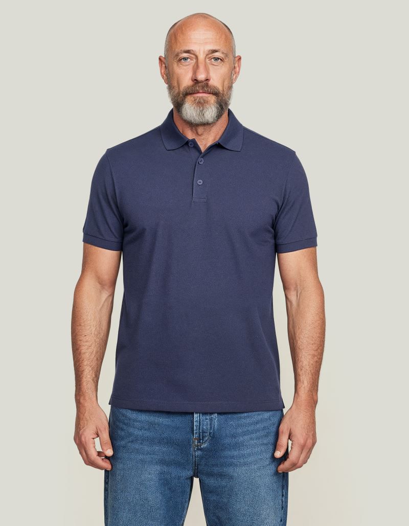 Schweres Polo Besticken Pique Polo Logo/ Design Personalisiert
